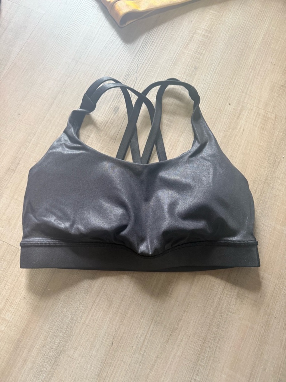 lululemon athletica Black Crisscross Sports Bra